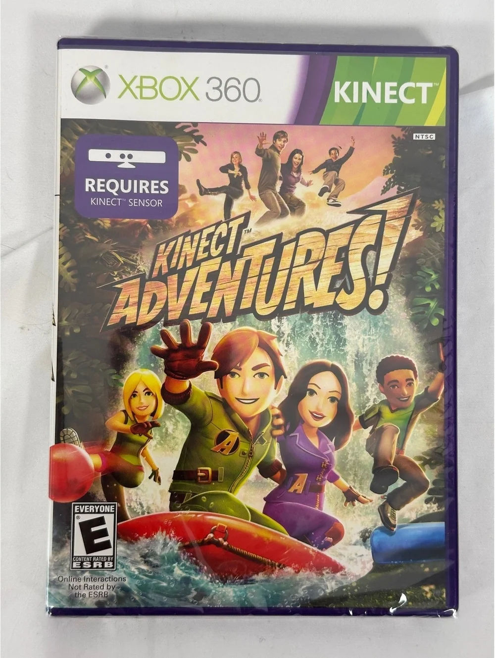 Kinect Adventures! Xbox 360 Game - Complete Case